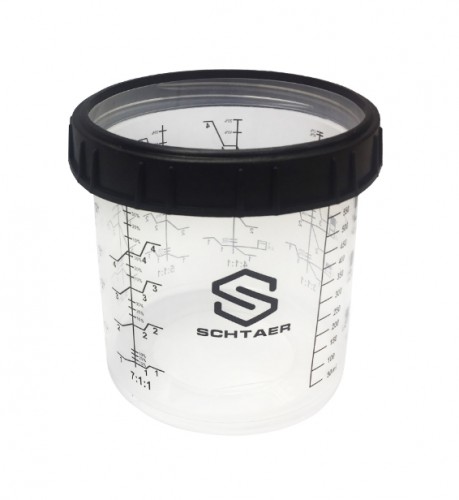 Пластиковый многоразовый жесткий PPS стакан 850 мл Schtaer-Premium