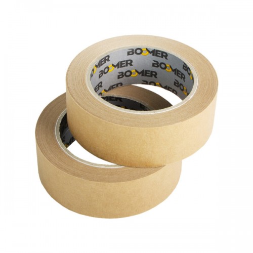 Скотч малярный коричневый 25 мм х 40 м BOOMER
