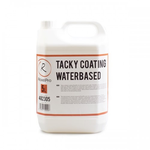 Липкое противопылевое покрытие для покрасочных камер на водной основе RoxelPro