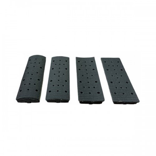 Шлифок ручной средний 70х198 мм с 4-мя сменными подошвами, с пылеотводом 22 отв., жесткий RoxelPro