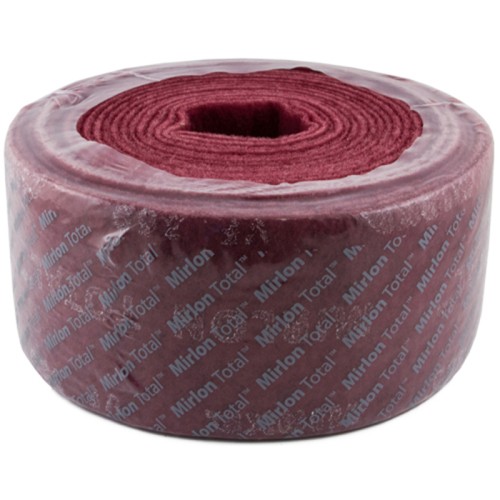 Шлифовальный войлок Mirka Mirlon Total , рулон 115мм x 10м, красный Р360 Very Fine