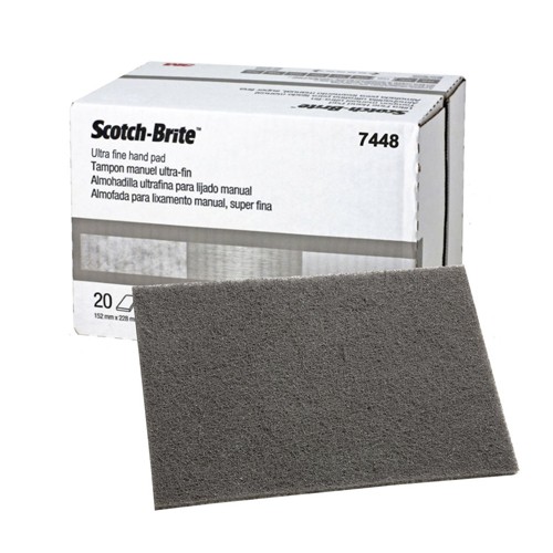 Серый шлифовальный лист 3M Scotch-Brite 07448 ультратонкий