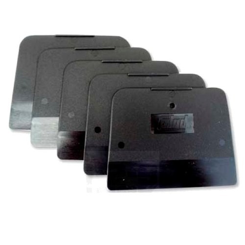 Шпатель пластмасовый COLAD , мягкий, цвет черный, комплект из 5 шт