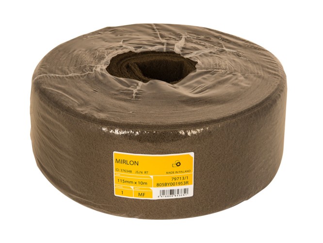  Шлифовальный войлок Mirka Mirlon , рулон 115мм x 10м Micro Fine P2000