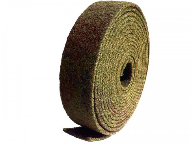 Шлифовальный войлок серый Micro Fine RoxelPro, рулон 115 мм х 10 м