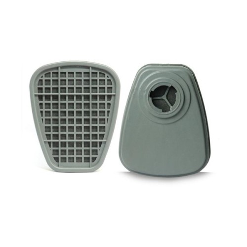 Фильтр для маски от органических паров, угольный, класс A1, 2 шт RoxelPro 733311 