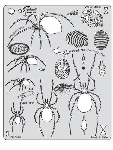 Трафарет WIDOWMAKER TEMPLATE (FH SM 3)