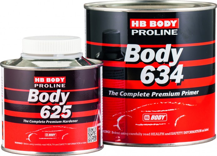 Грунт-наполнитель акриловый 2к BODY PROLINE 634 4:1 + Отвердитель HB BODY 625