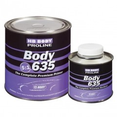 Грунт HB BODY 635 5:1 (0,8л) + Отвердитель BODY 635 (0,16л)