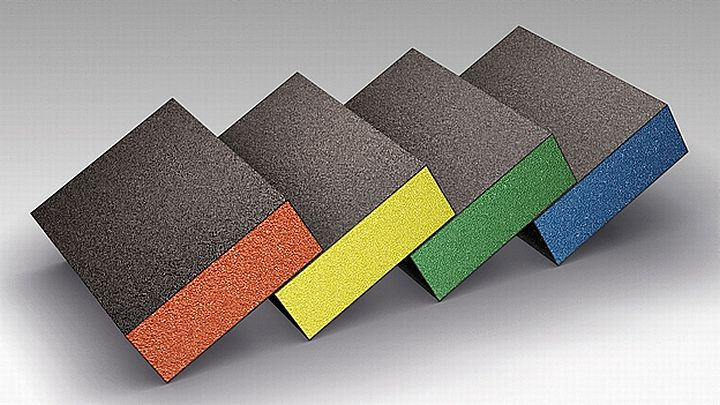 Абразивная губка четырехсторонняя 69х98х26 мм, 7991 Siasponge block