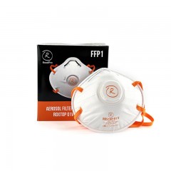 Респиратор одноразовый противопыльный с клапаном выдоха RoxelPro 731315 ROXTOP 01V FFP1