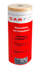Пленка маскировочная C.A.R.Fit с клеящей лентой  1,1 м х 33м
