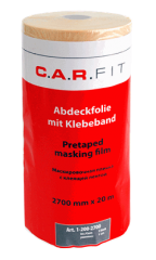 Пленка маскировочная C.A.R.Fit с клеящей лентой  2,7 м х 20м