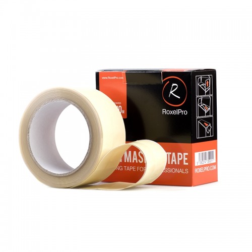 Скотч подъемный для маскировки уплотнителей стёкол RoxelPro 50 мм х 10 м 