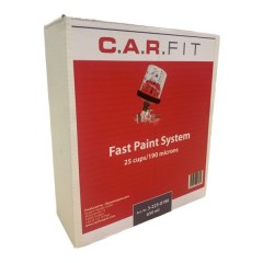 Одноразовые бачки для краскопульта 650 мл системы FPS C.A.R. FIT с фильтром 125 мкм, 25 шт