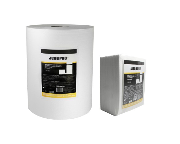 Салфетка для обезжиривания 82 г/м в рулоне Jeta Pro  JX-80 500 листов, 355х360