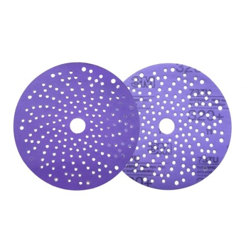 Шлифовальный диск D-150 мм с мультипылеотводом 3М Cubitron II Hookit 737U