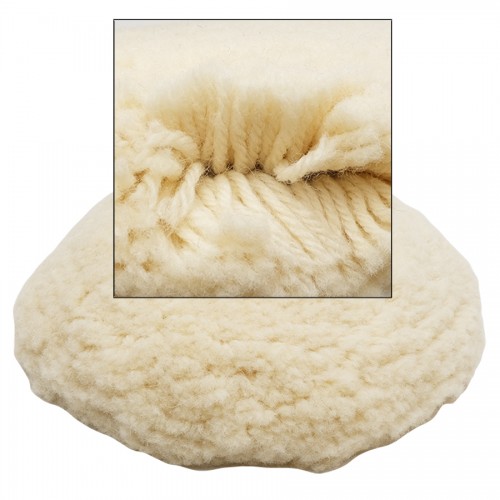 Полировальник из крученой овчины Mirka на твердой основе, D-150 мм