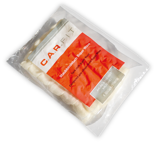 Салфеткa липкая C.A.R.Fit "Super Wave" из х/б волокна, волнистая, 80х90см