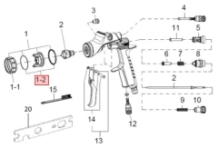 Комплект колец воздушной головы (2шт) Kiwami4/Wider4